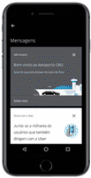 Transporte de Uber Aeroporto de Florianópolis